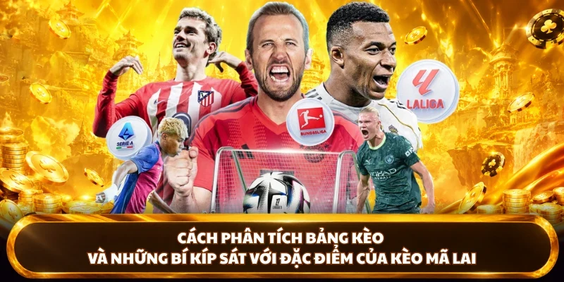 Cách phân tích bảng kèo và những bí kíp sát với đặc điểm của kèo mã lai