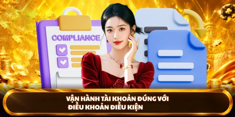 Vận hành tài khoản đúng với điều khoản điều kiện DU88